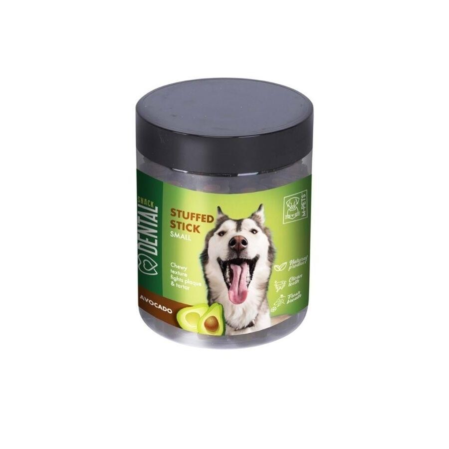 M-pets Stuffed Stick Avokado Özlü Diş Sağlığı Destekleyici Küçük Ve Orta Irklar İçin Köpek Ödülü 170 GR | SRC: Barcode: 6953182736141
